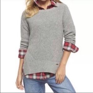 TOMS Chunky Knit Sweater Gray Size XL